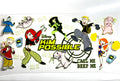 Call Me Beep Me spy girl cartoon decal with action characters and gadgets