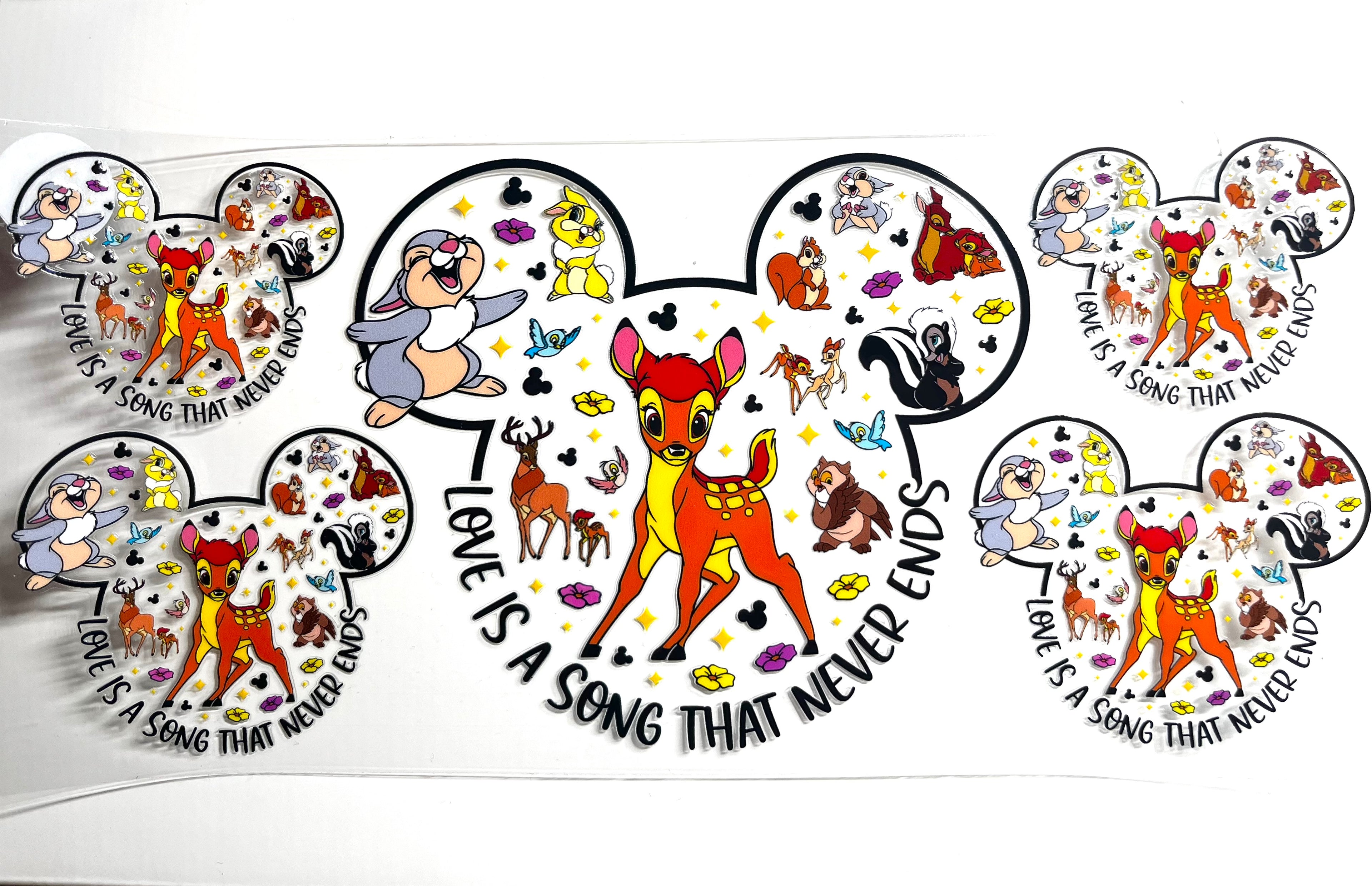 Decal #090 - Deer & Friends