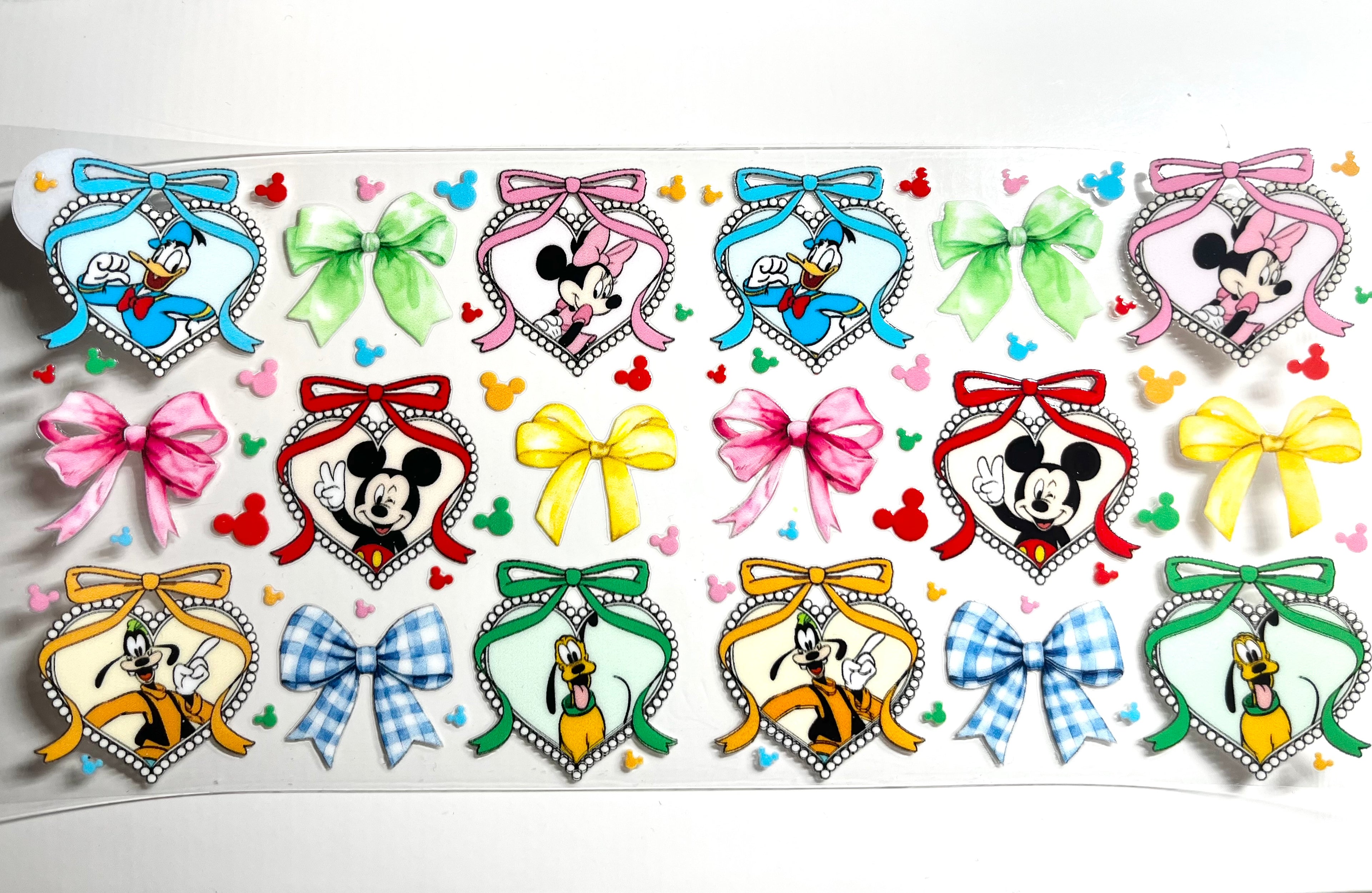Decal #093 - Mouse & Friends Hearts