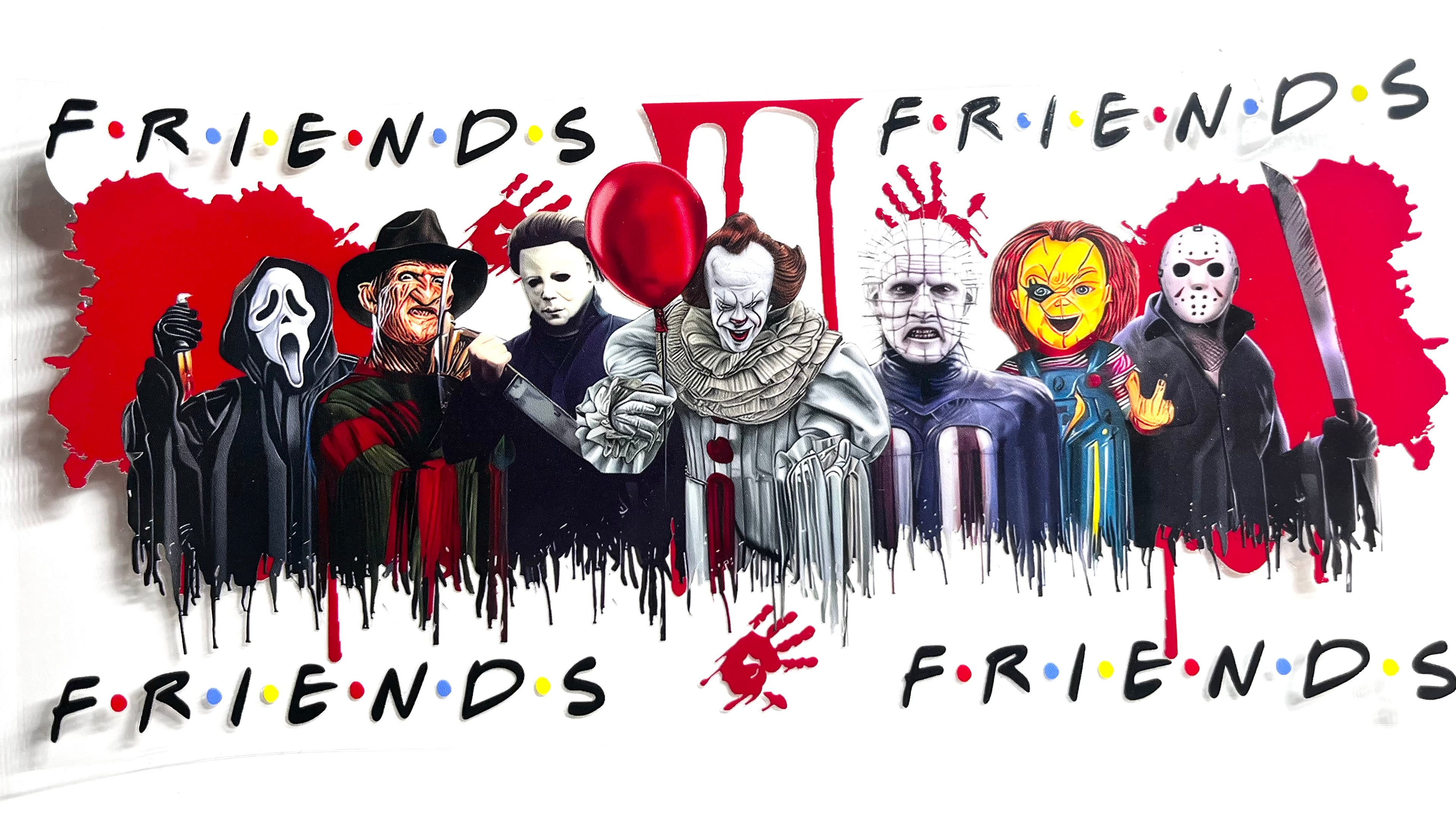 Decal #095 - Horror Friends