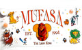 Mufasa Est. 1994 Lion King decal featuring Simba, Timon, Pumbaa, Rafiki and Zazu