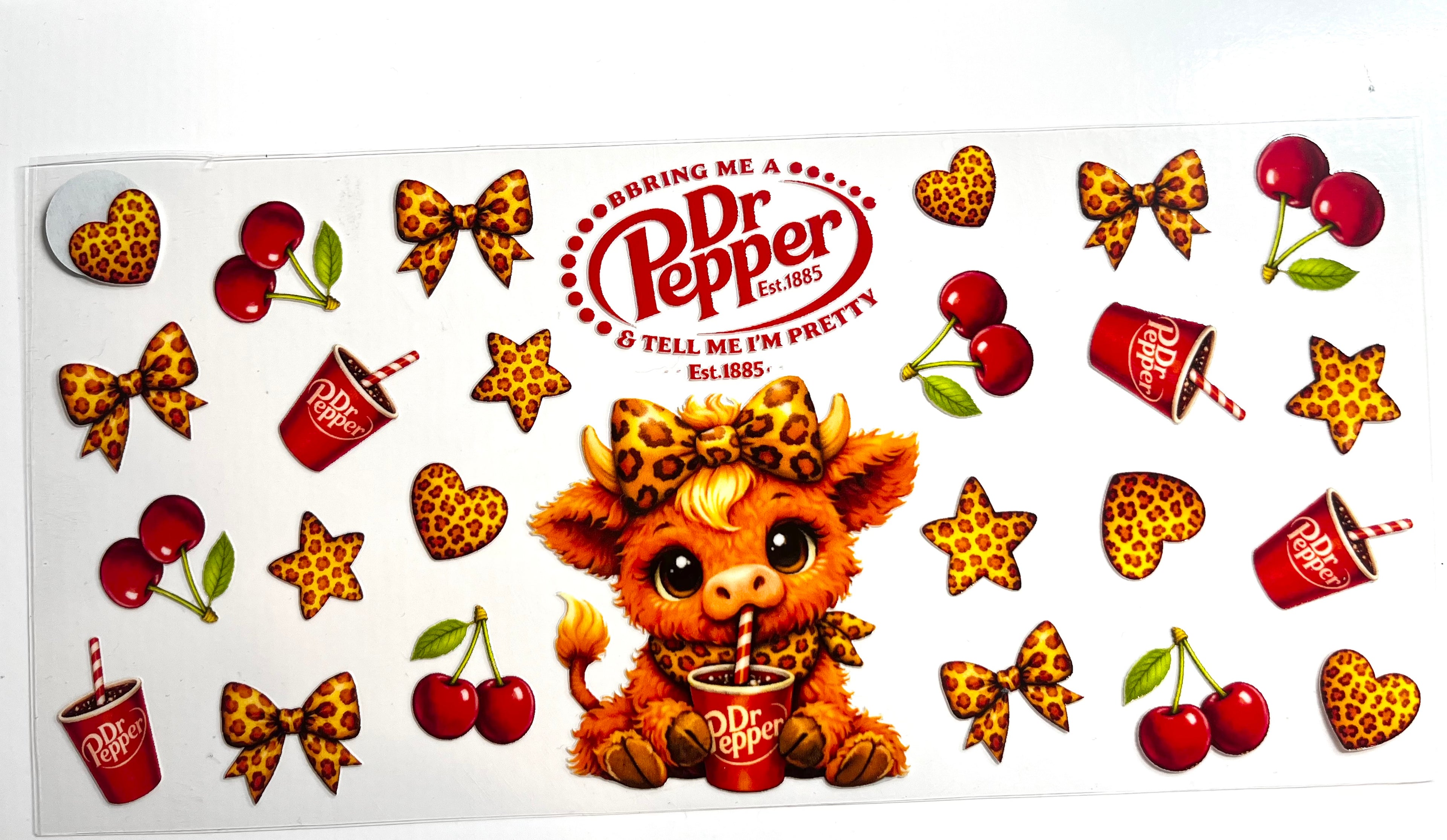 Decal #164 - Highland Cow with Pepp