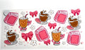 Decal #165 - Books & Coffee Coquette