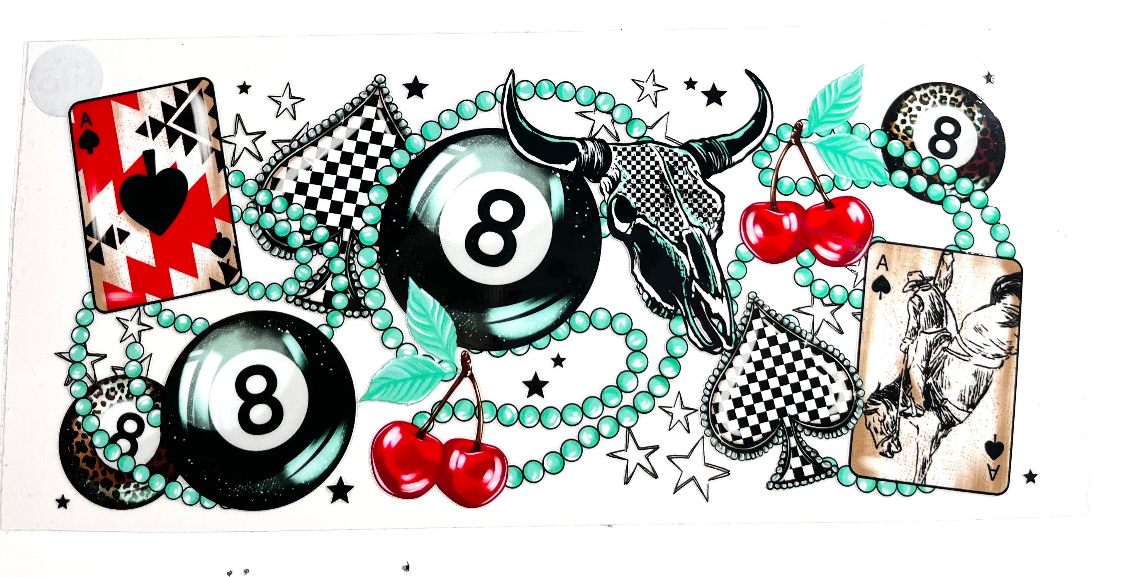 Decal #175 - Rockabilly 8-Ball