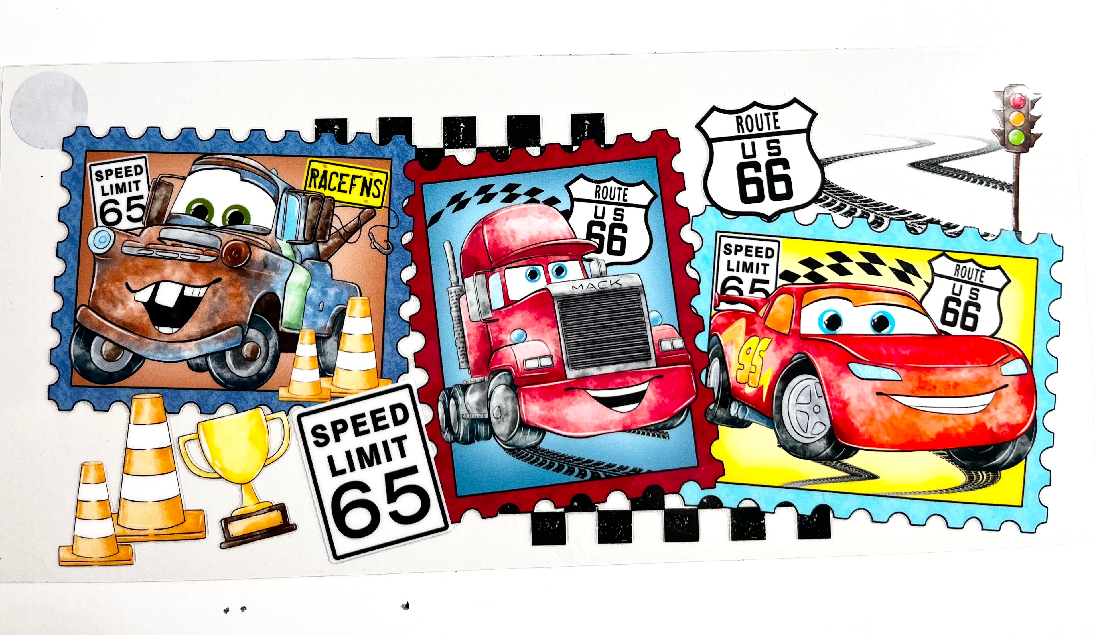 Decal #176 - Route 66 Stamps