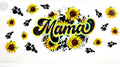 Decal #179 - Mama Sunflower Cow Print